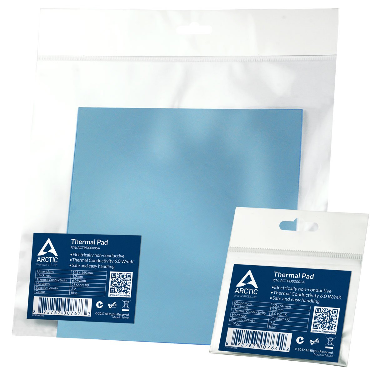 ARCTIC TP-2 (APT2560) Performance Thermal Pad 50x50, 1 mm