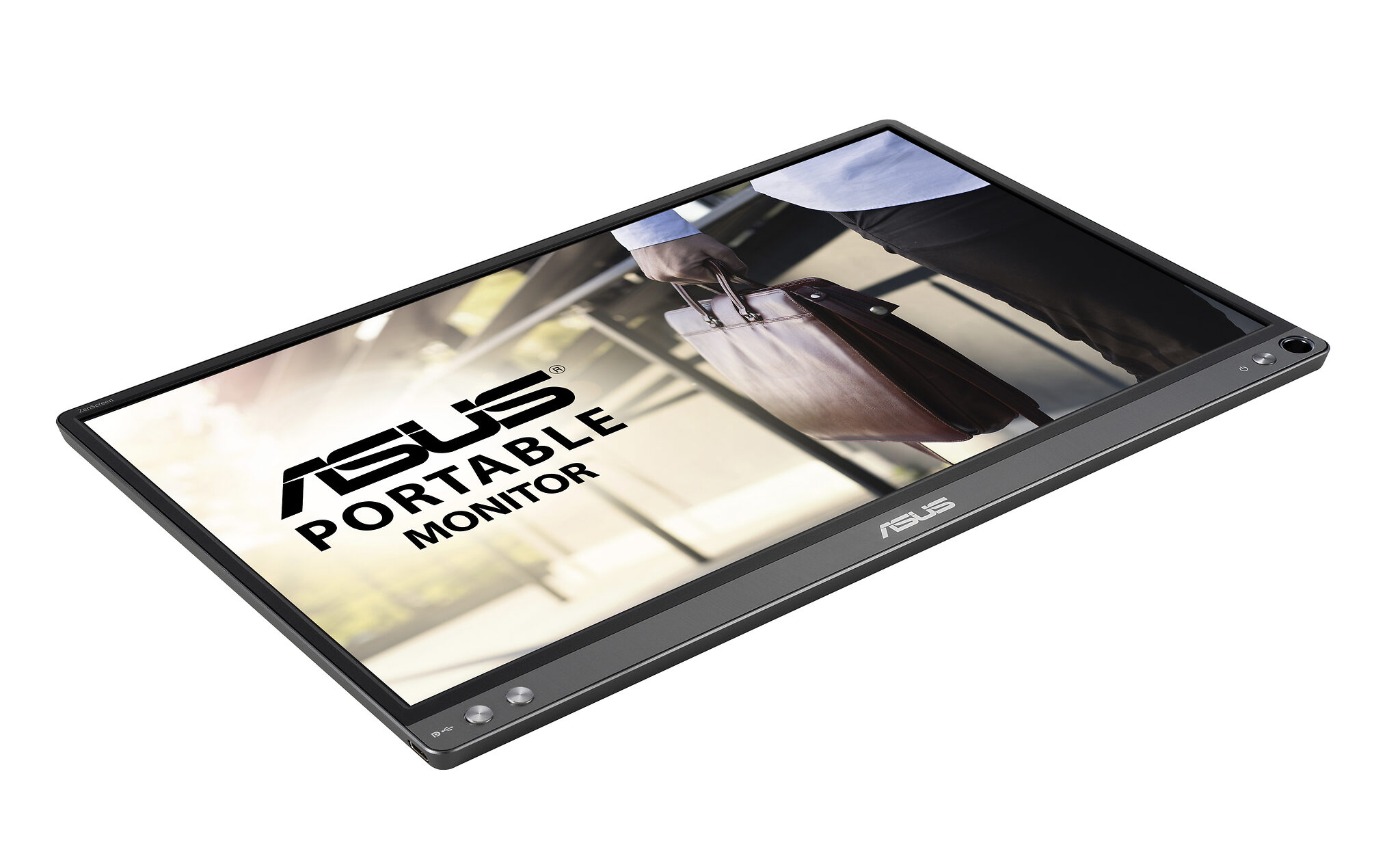 ASUS ZenScreen MB16ACE computer monitor 39.6 cm (15.6") 1920 x 1080 pixels Full HD LED Grey