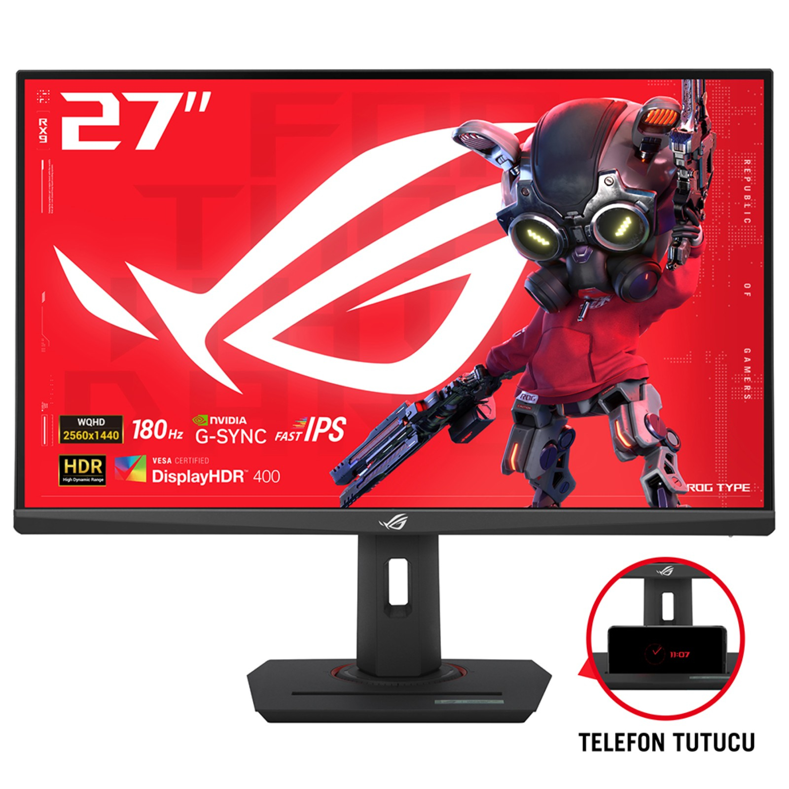 ASUS ROG Strix XG27ACS 27" 2560 x 1440 pixels Quad HD LED Black