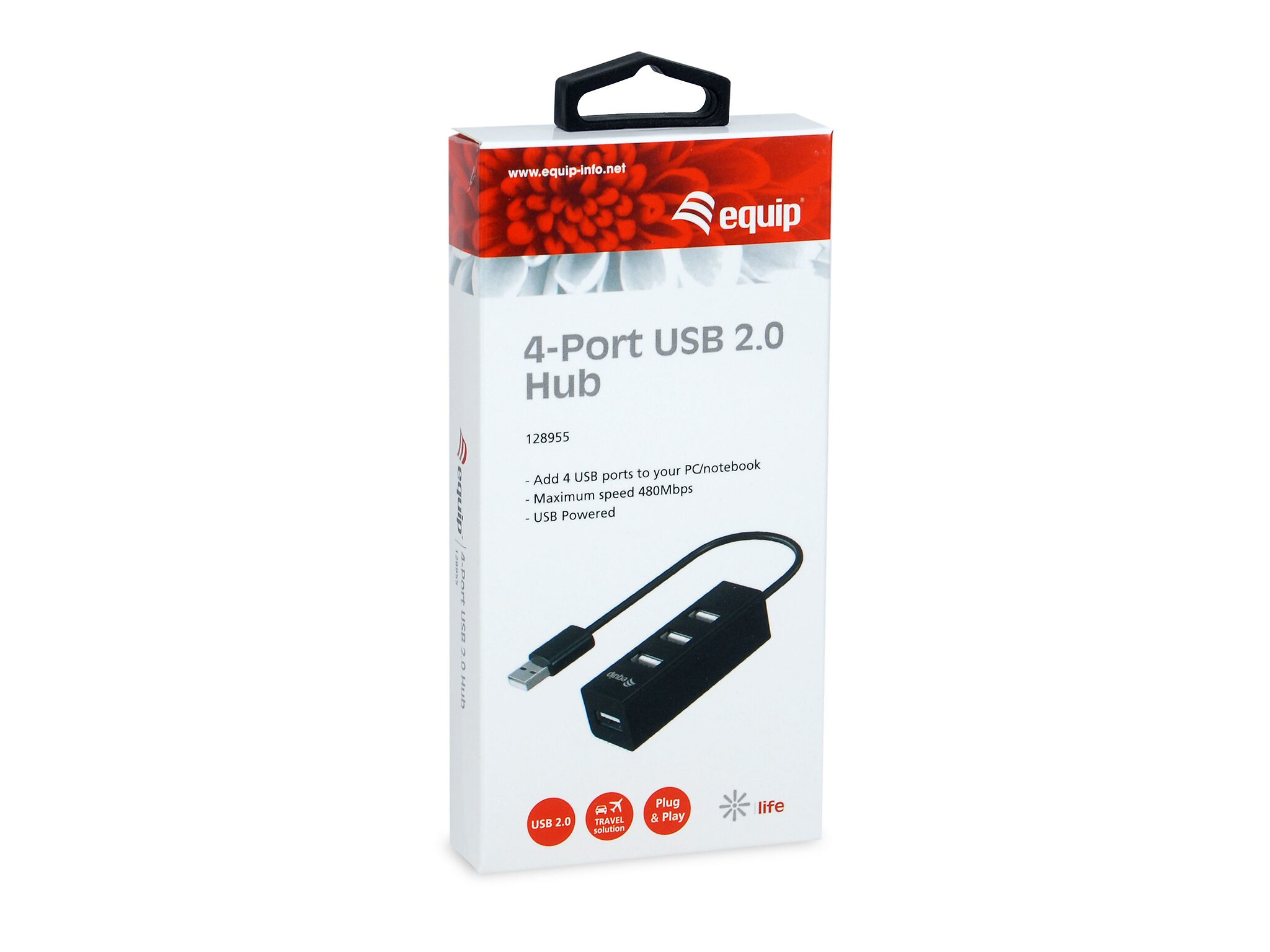 Equip 4-Port USB 2.0 Hub