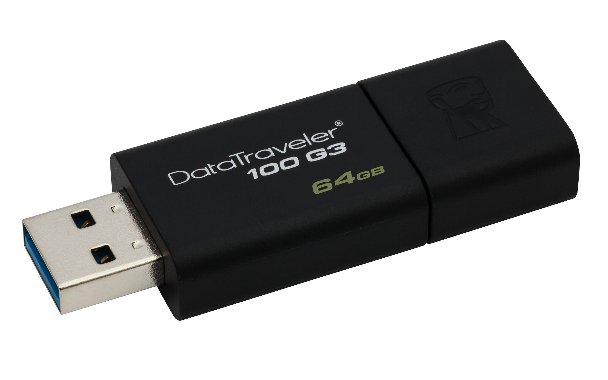 Kingston Technology DataTraveler 100 G3 USB flash drive 64 GB USB Type-A 3.2 Gen 1 (3.1 Gen 1) Black