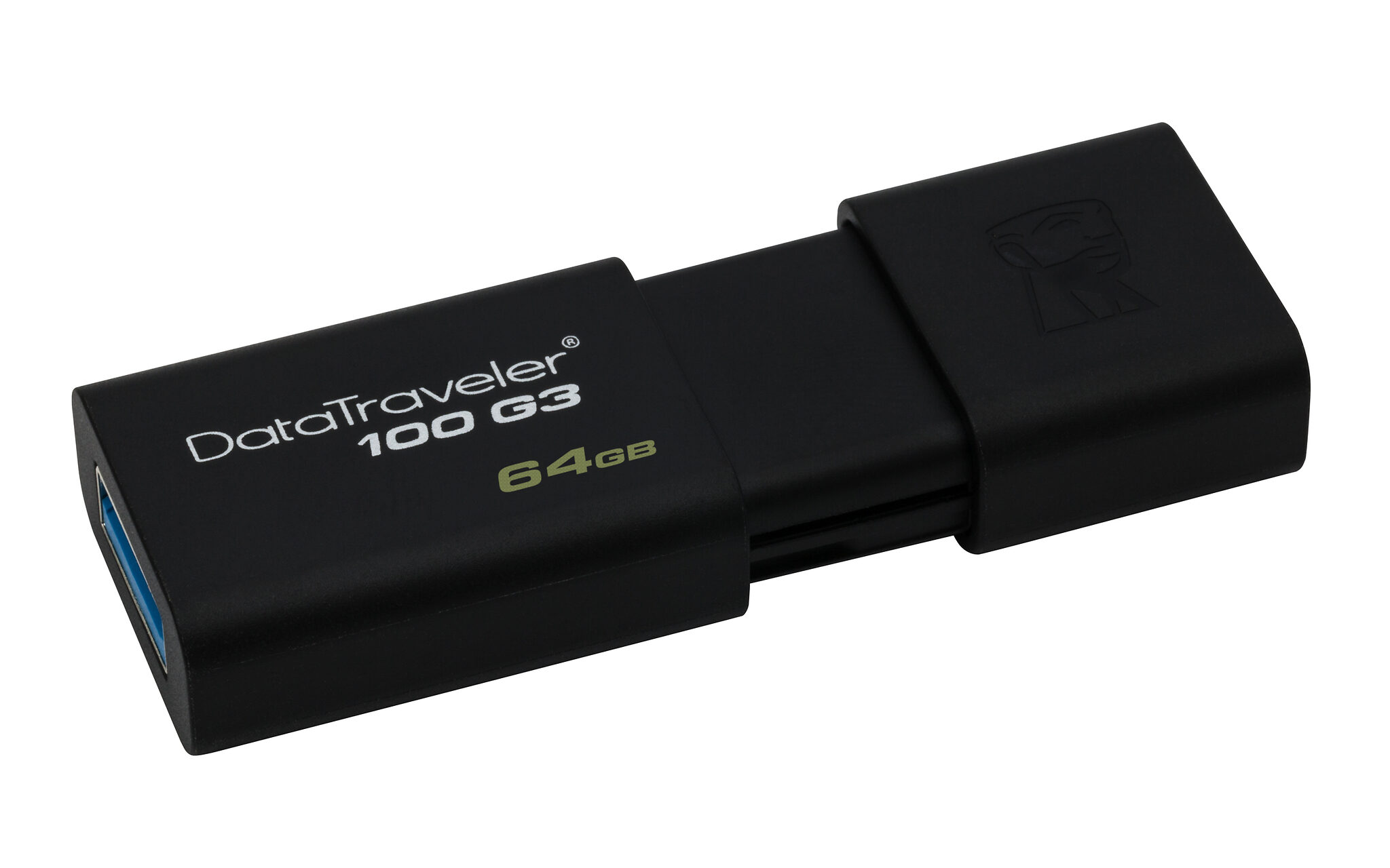 Kingston Technology DataTraveler 100 G3 USB flash drive 64 GB USB Type-A 3.2 Gen 1 (3.1 Gen 1) Black