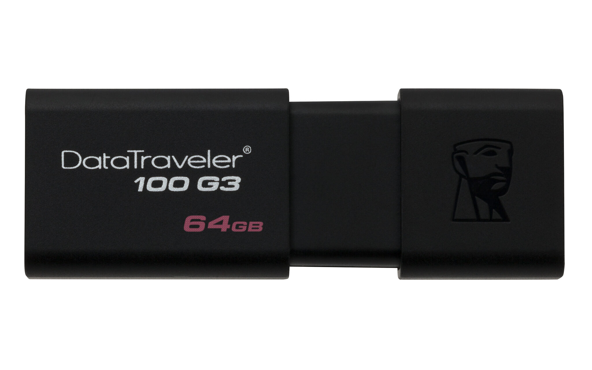 Kingston Technology DataTraveler 100 G3 USB flash drive 64 GB USB Type-A 3.2 Gen 1 (3.1 Gen 1) Black