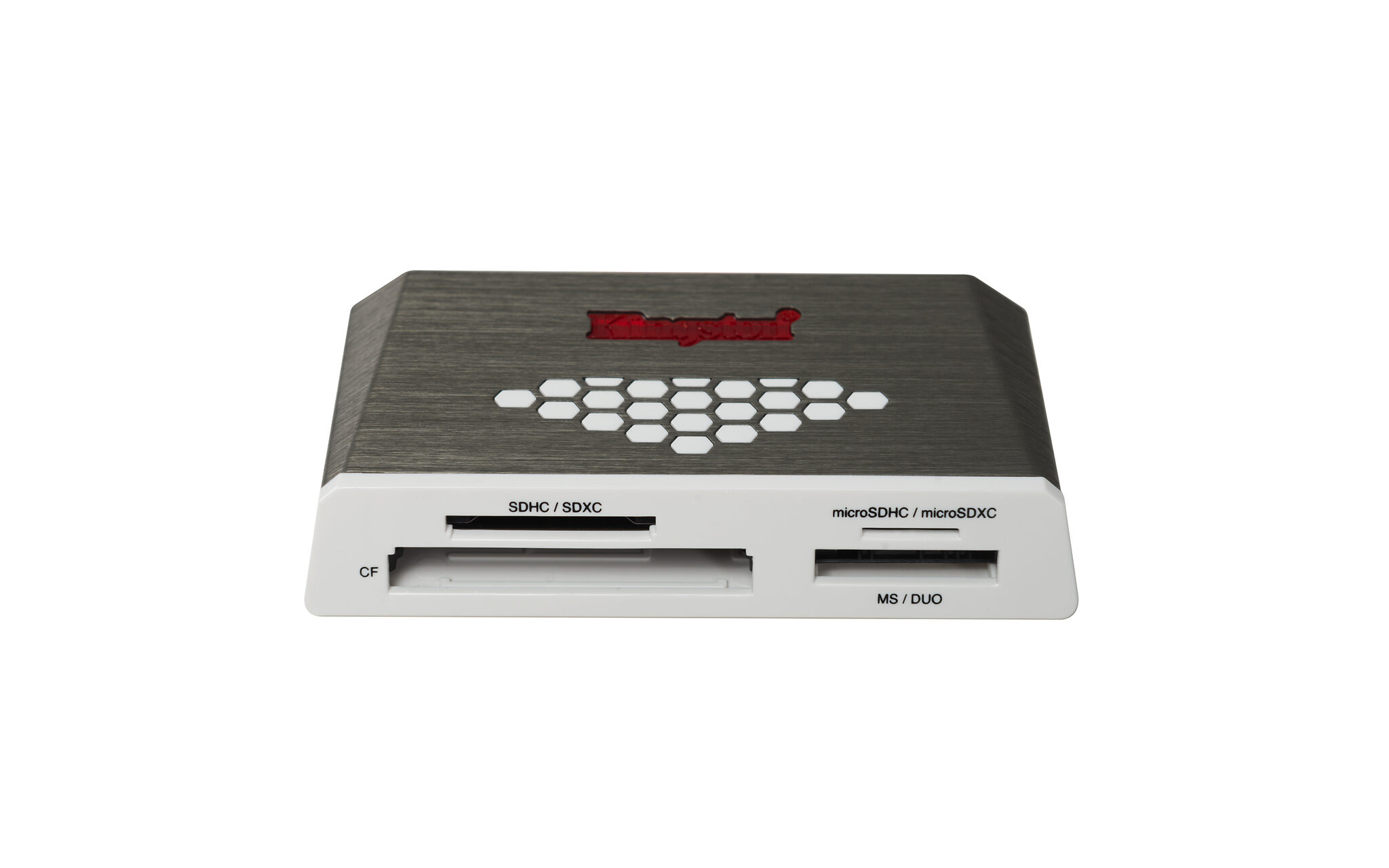 Kingston Technology USB 3.0 High-Speed Media Reader card reader USB 3.2 Gen 1 (3.1 Gen 1) Grey, White