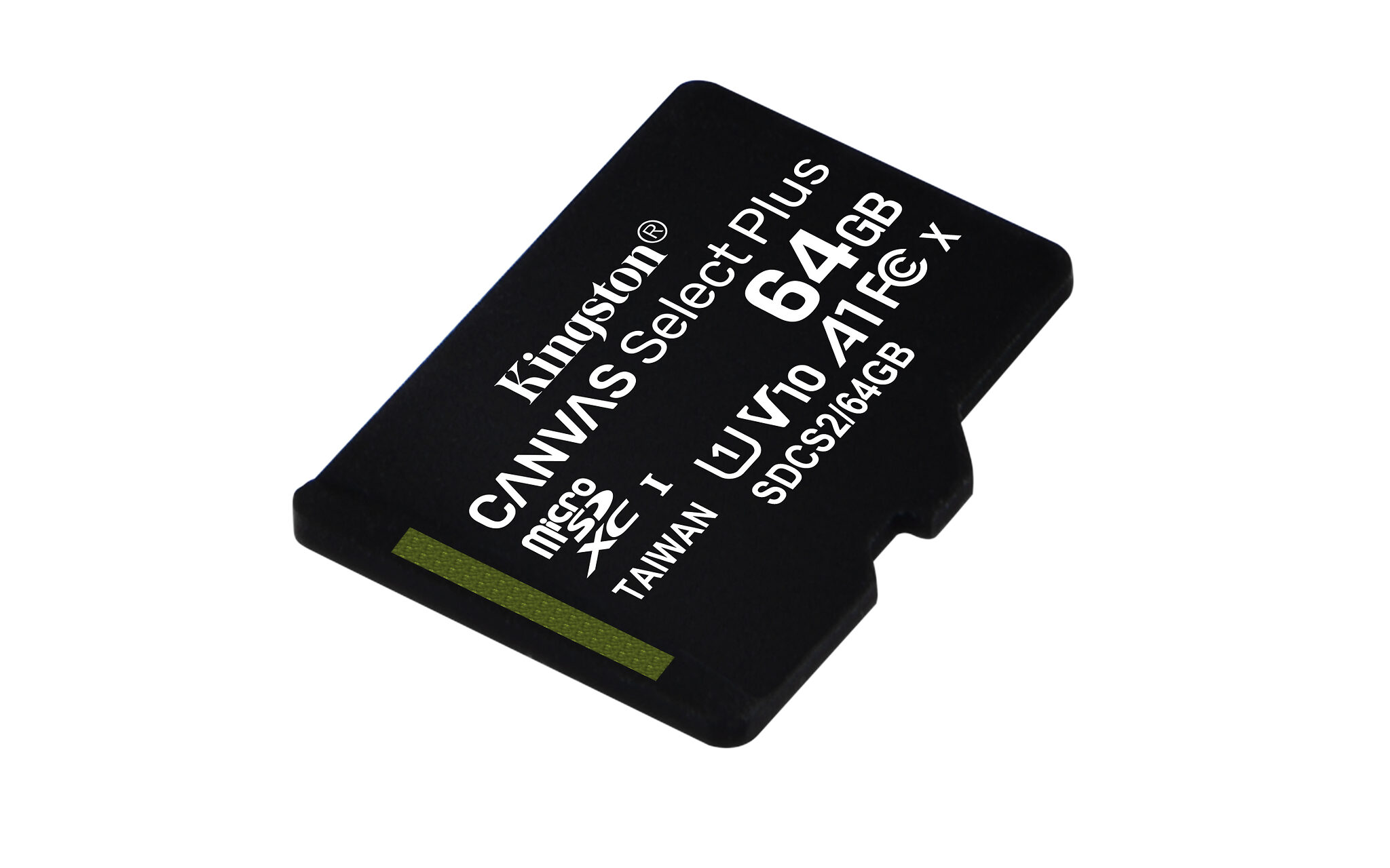 Kingston Technology Canvas Select 64GB micSDXC Plus 100R A1 C10 Card + ADP