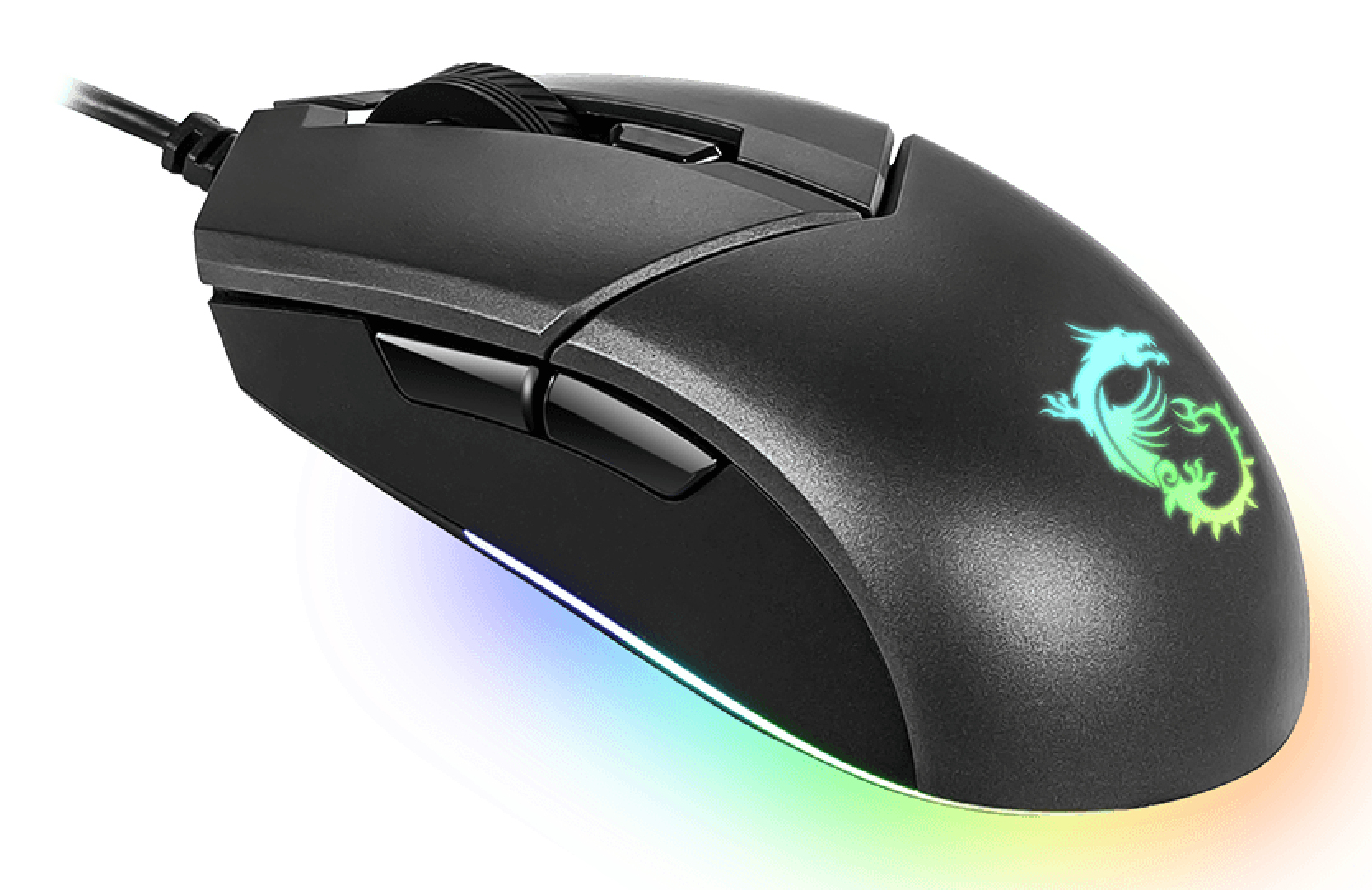 MSI CLUTCH GM11 WHITE Gaming Mouse '2-Zone RGB, upto 5000 DPI, 6 Programmable button, Symmetrical design, OMRON Switches, Center'