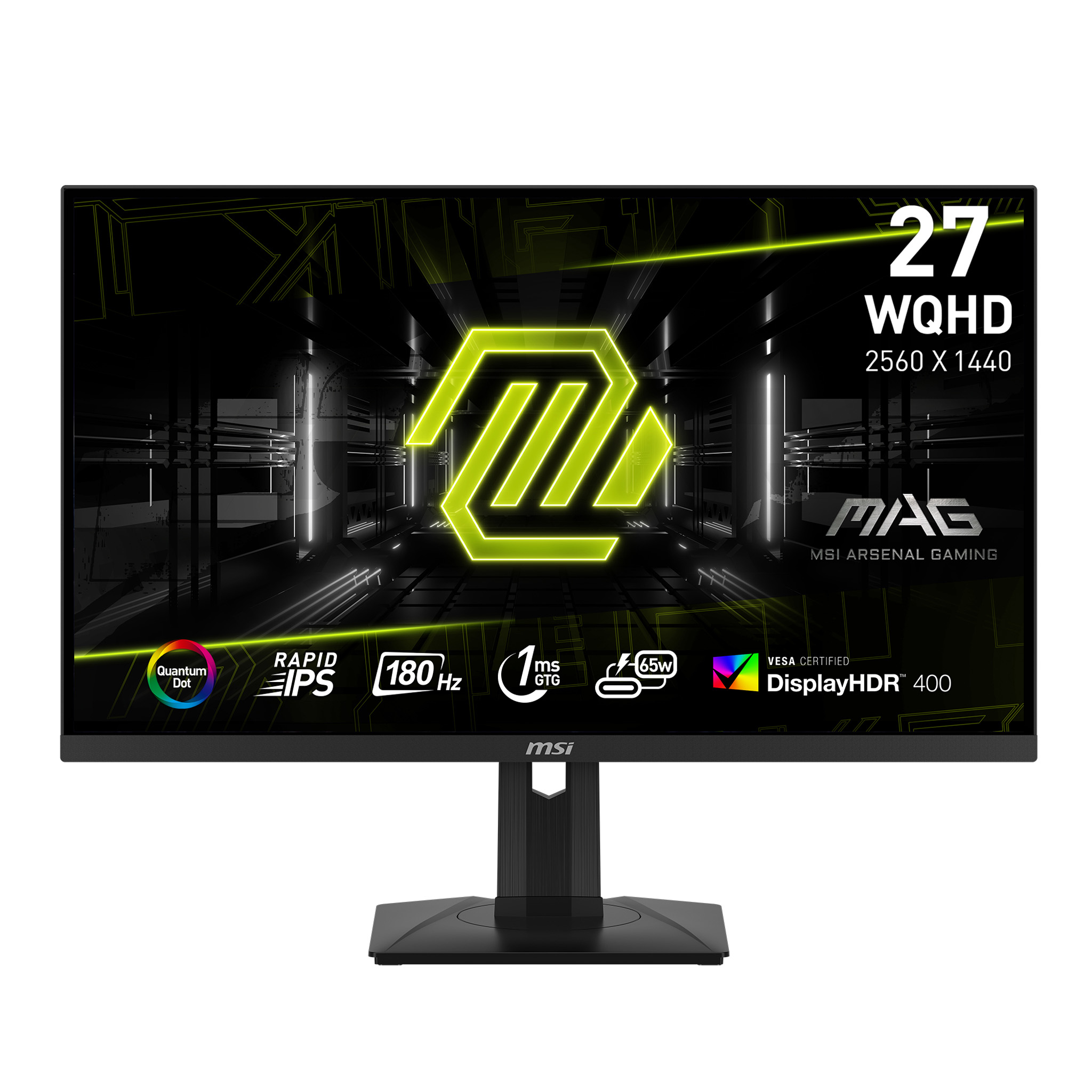 MSI MAG 274QRF QD E2 27" 2560 x 1440 pixels Wide Quad HD LCD Black