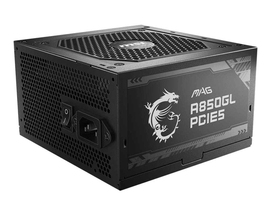 MSI MAG A850GL PCIE5 850 W 20+4 pin ATX ATX Black