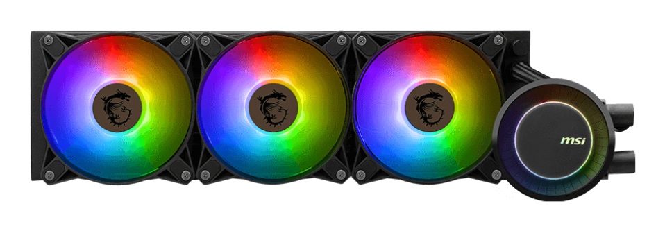 MSI MAG CORELIQUID E360 computer cooling system, Processor All-in-one liquid cooler 12 cm Black
