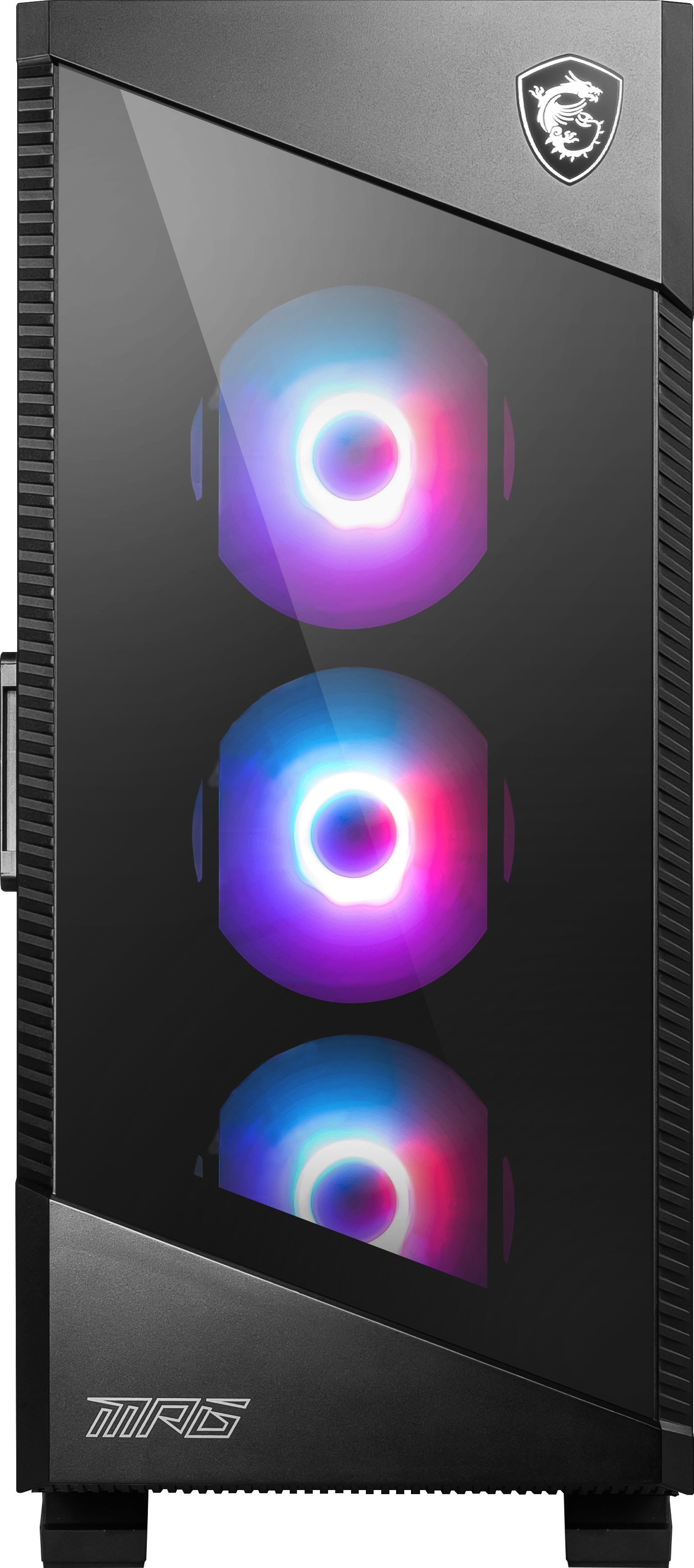 MSI MPG VELOX 100R Mid Tower Gaming 'Black, 4x 120mm ARGB Fans, 1-6 ARGB Hub, ARGB light strip, USB Type-C, T…