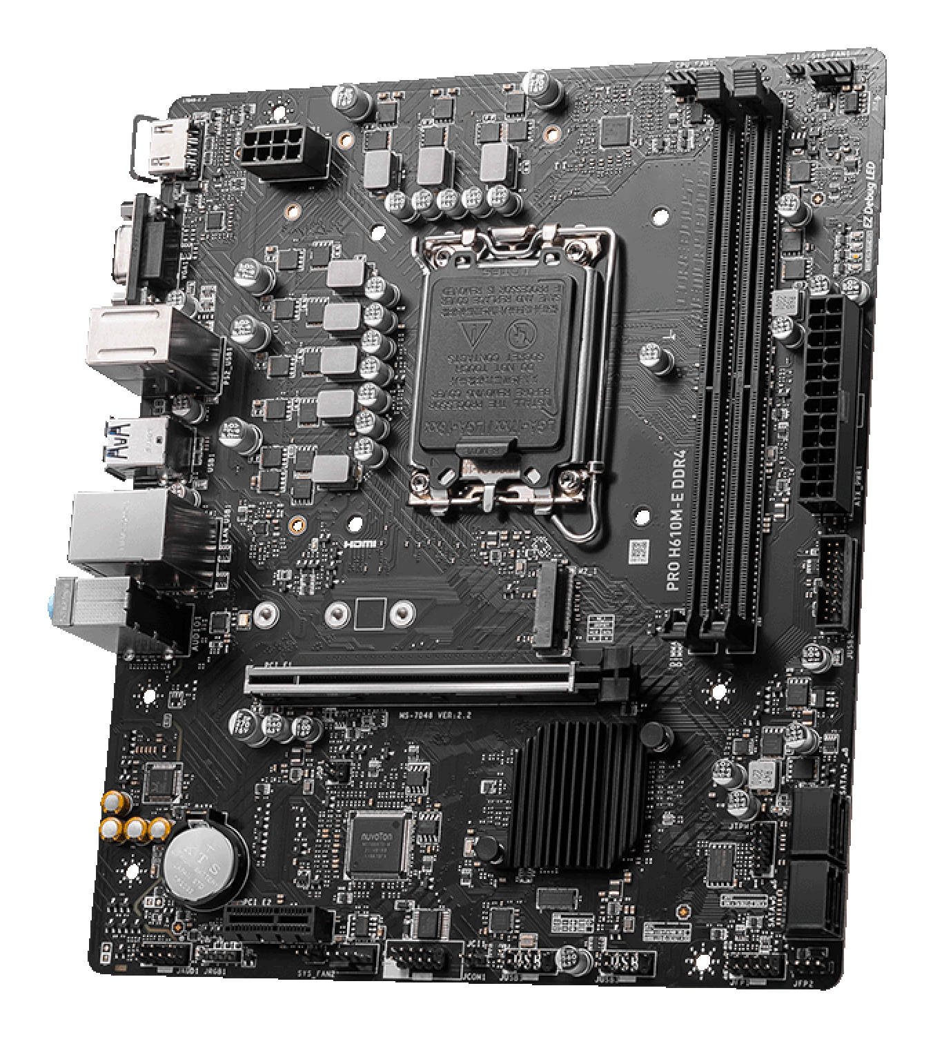 MSI PRO H610M-E DDR4 motherboard Intel H610 LGA 1700 micro ATX