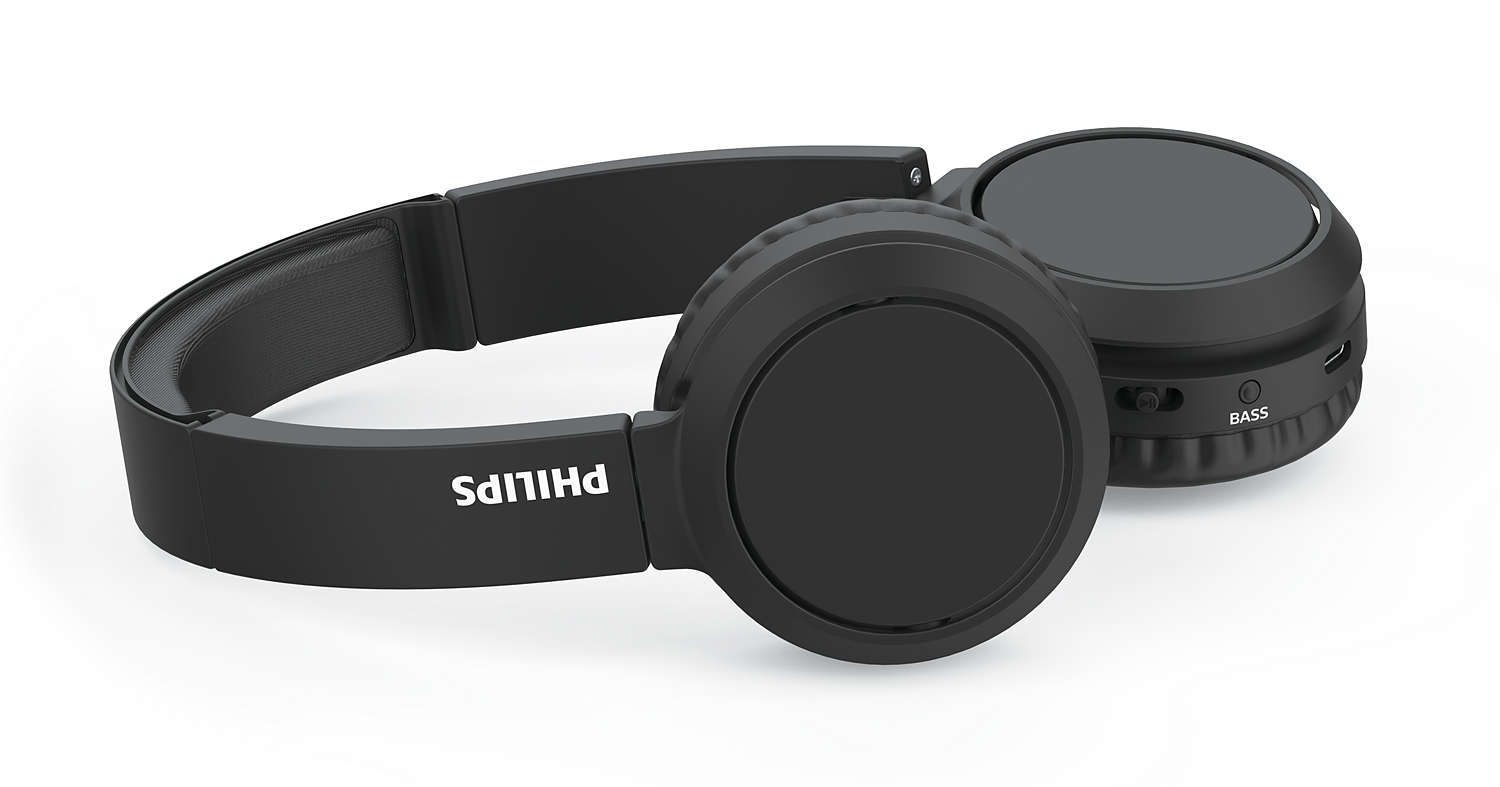 Philips 4000 series TAH4205BK/00 headphones/headset Wireless Head-band Calls/Music USB Type-C Bluetooth Black