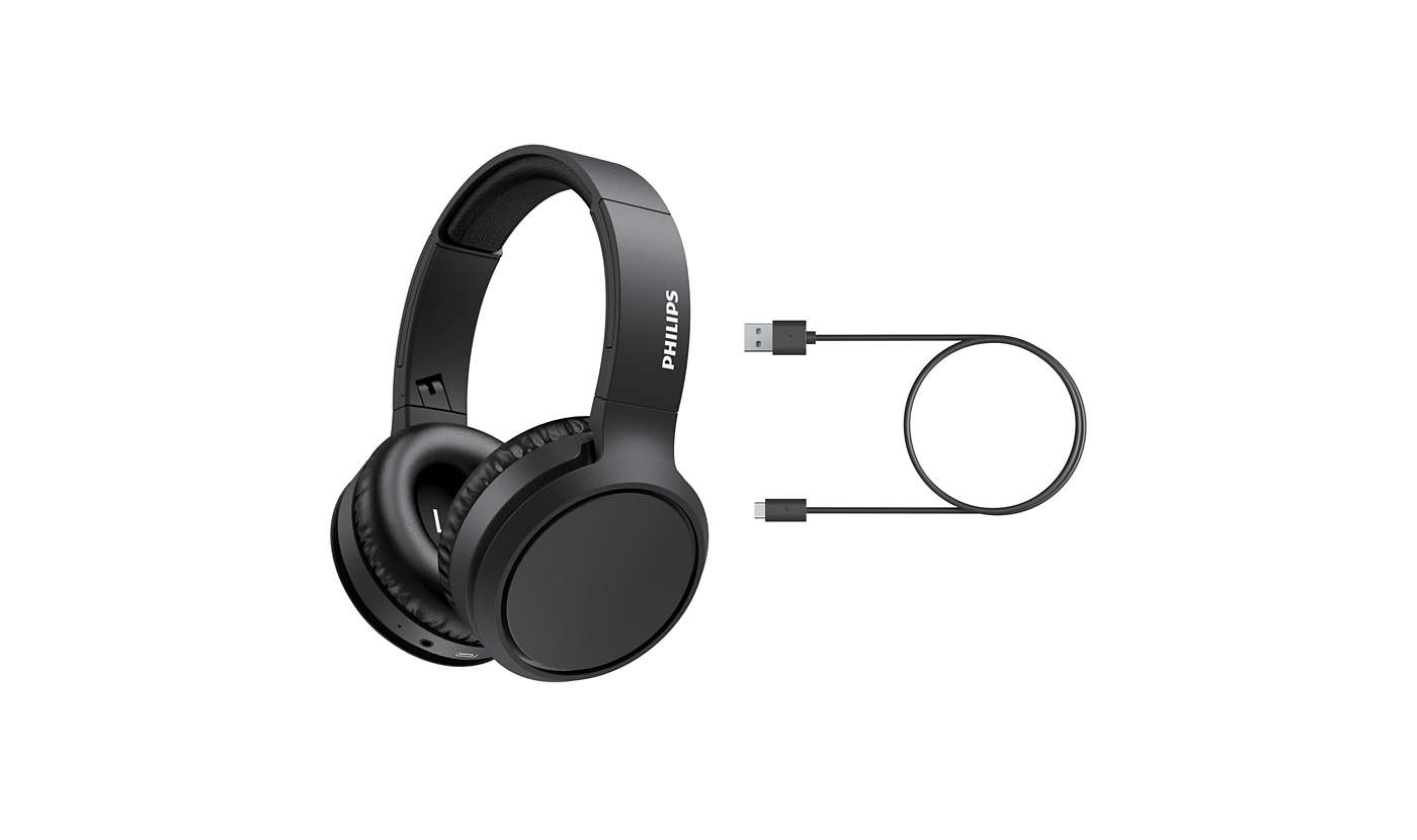 Philips TAH5205BK/00 headphones/headset Wired & Wireless Head-band Calls/Music USB Type-C Bluetooth Black