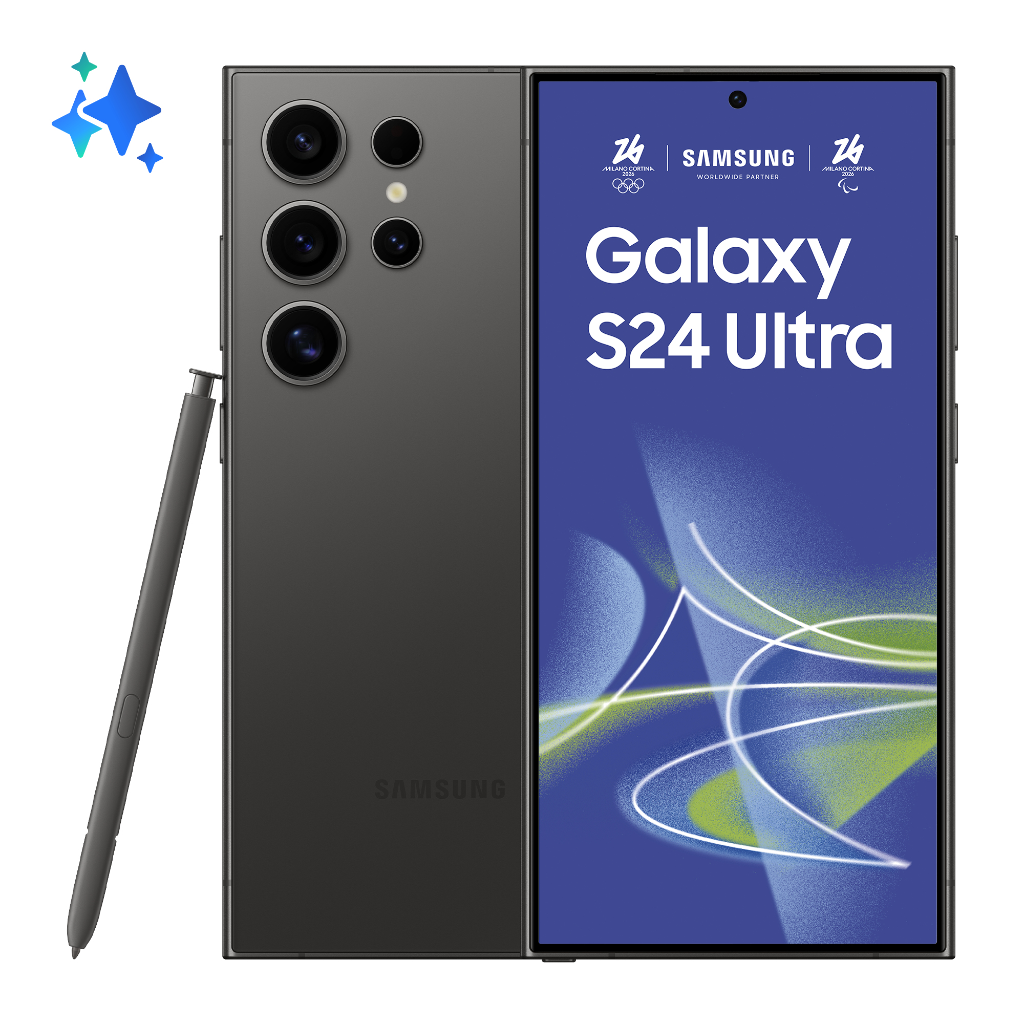 Samsung Galaxy S24 Ultra 6.8" Dual SIM 5G USB Type-C 12 GB 256 GB 5000 mAh Black, Titanium