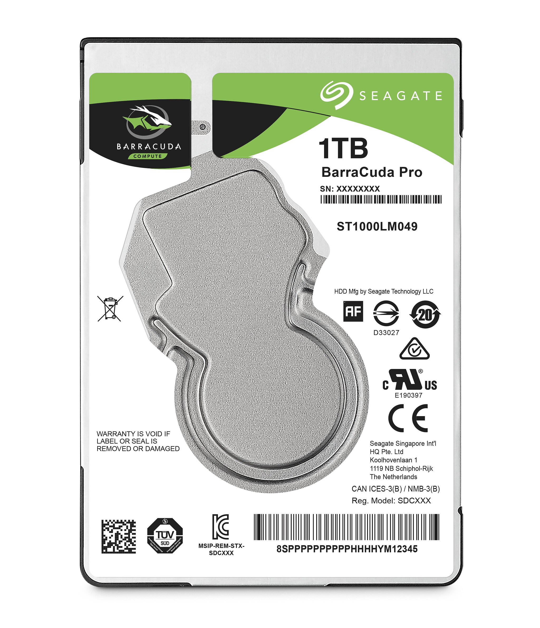 Seagate Barracuda Pro 1 TB 7200 RPM 128 MB 2.5" Serial ATA III