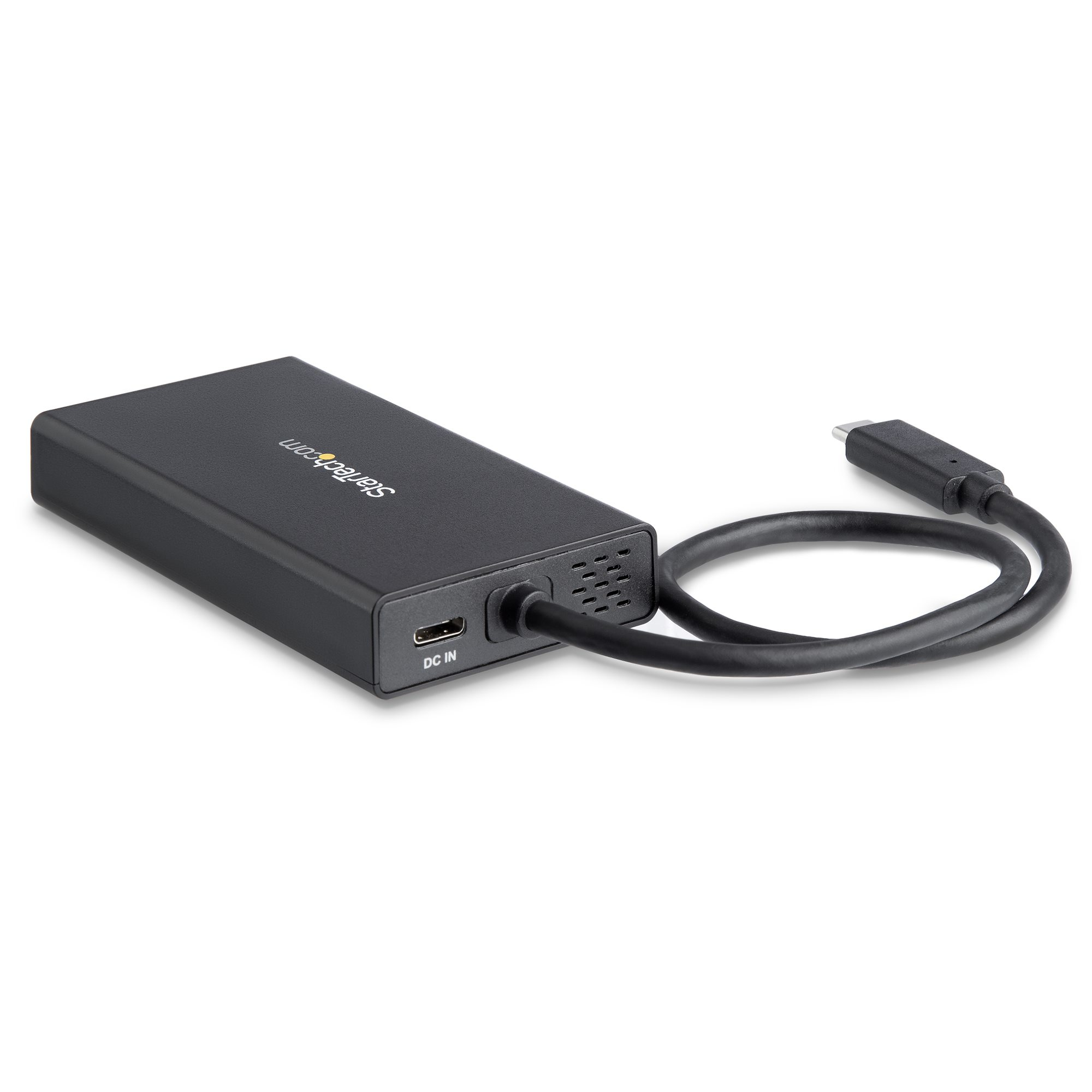 StarTech.com USB-C Multiport Adapter - USB-C Travel Docking Station with 4K HDMI - 60W Power Delivery Pass-Through, GbE, 2pt USB-A 3.0 Hub - Portable Mini USB Type-C Dock for Laptop