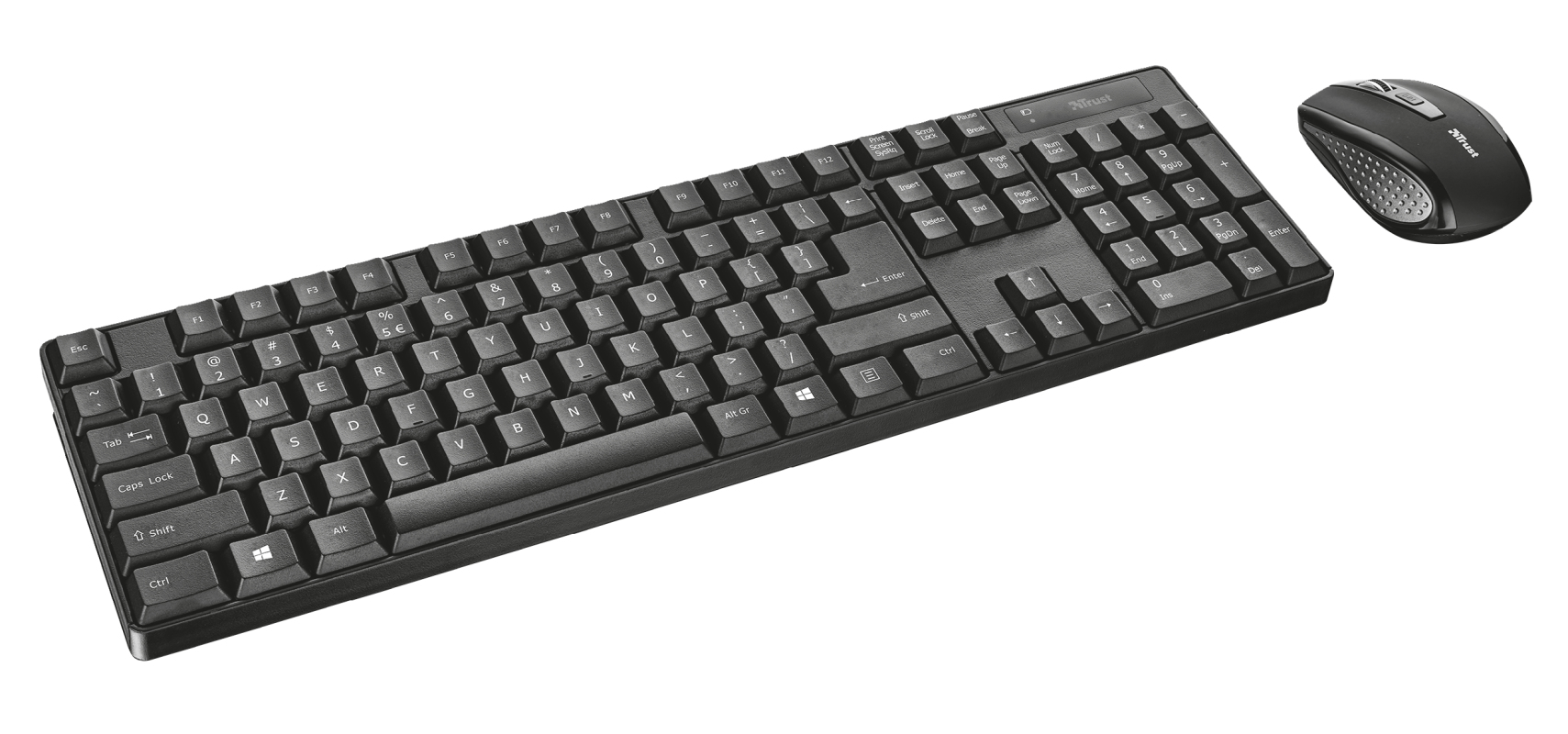 Trust XIMO keyboard Mouse included Universal RF Wireless Black