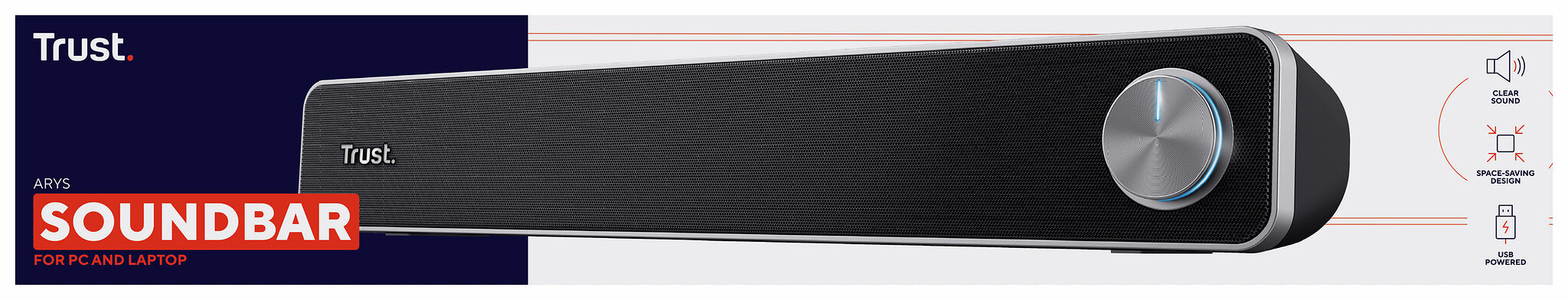 Trust Arys Black 2.0 channels 6 W